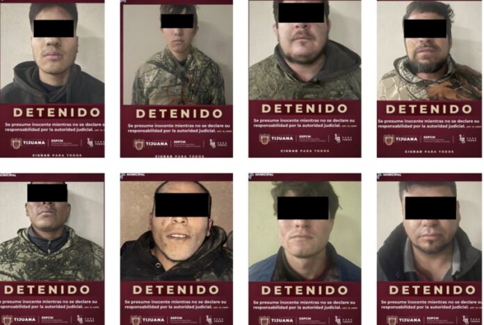 Capturan a diez agresores de policías cerca del muro fronterizo