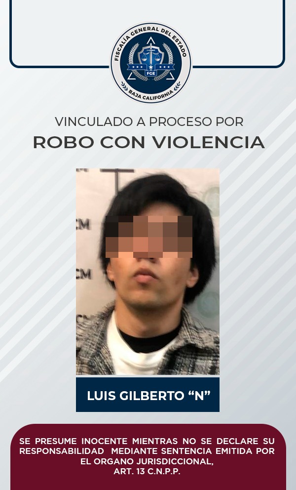 Vinculan a proceso a un sujeto que con violencia asalto a un joven