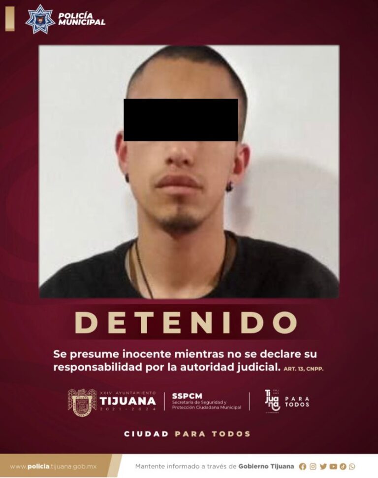 Aseguran policías a un joven con arma de fue en Camino Verde