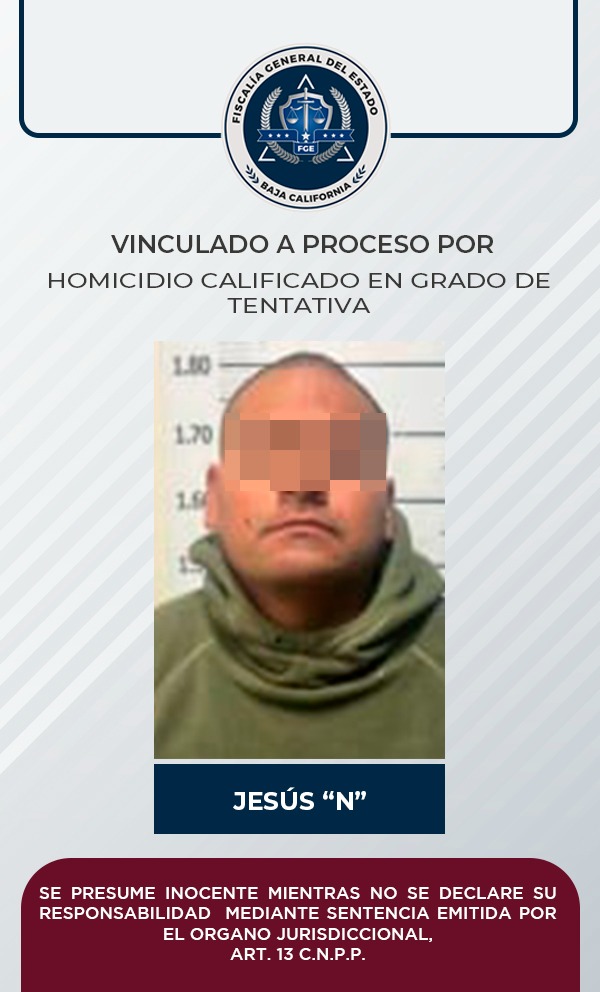 La FGE detuvo a sujeto acusado de homicidio calificado en grado de tentativa