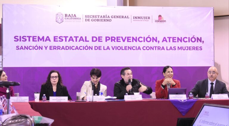 Se comprometen dependencias a reforzar las medidas de prevención de alerta de género en BC: SGG