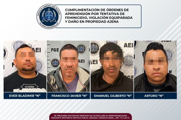 Cumplimentan orden de aprehensión por feminicidio y otros delitos