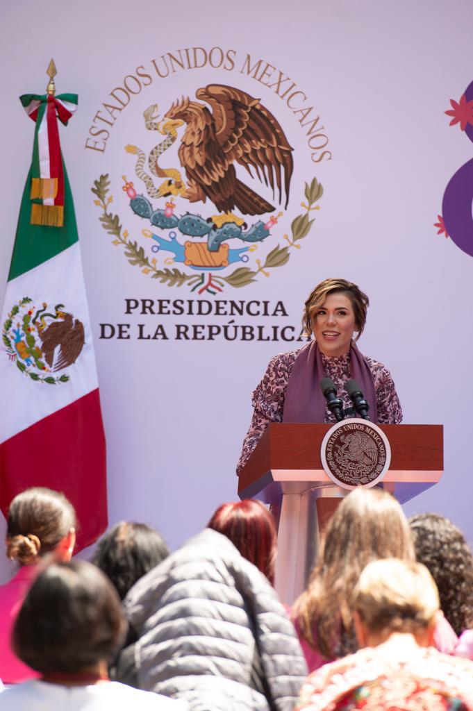 Acompaña la Cuarta Transformación la voz de la lucha feminista: Marina del Pilar