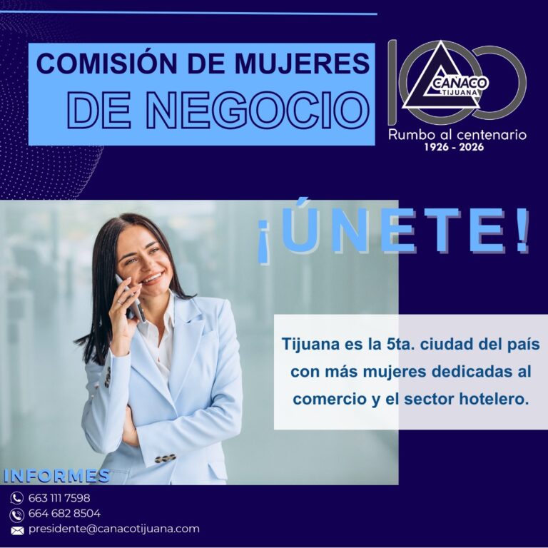 Crearán la Comisión de Mujeres de Negocio CANACO