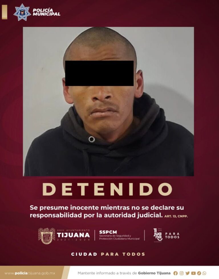 Detienen policías a sujeto con orden de aprehensión por homicidios