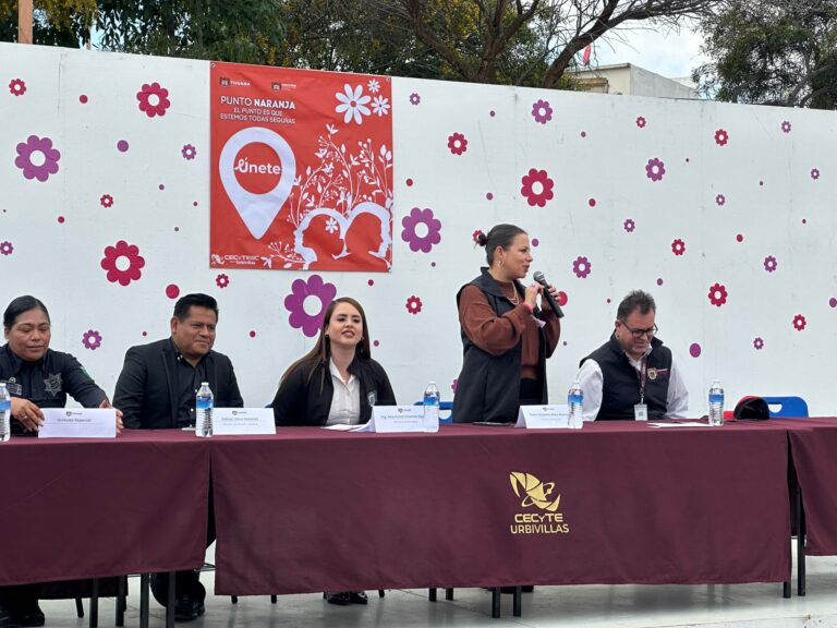 Integró IMMUJER a prime CECYTE como «Punto Naranja»