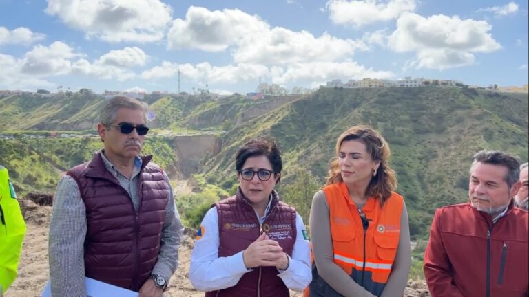 Protegen los tres órdenes de gobierno a la población tras el deslave en el Cañón del Matadero: Marina del Pilar