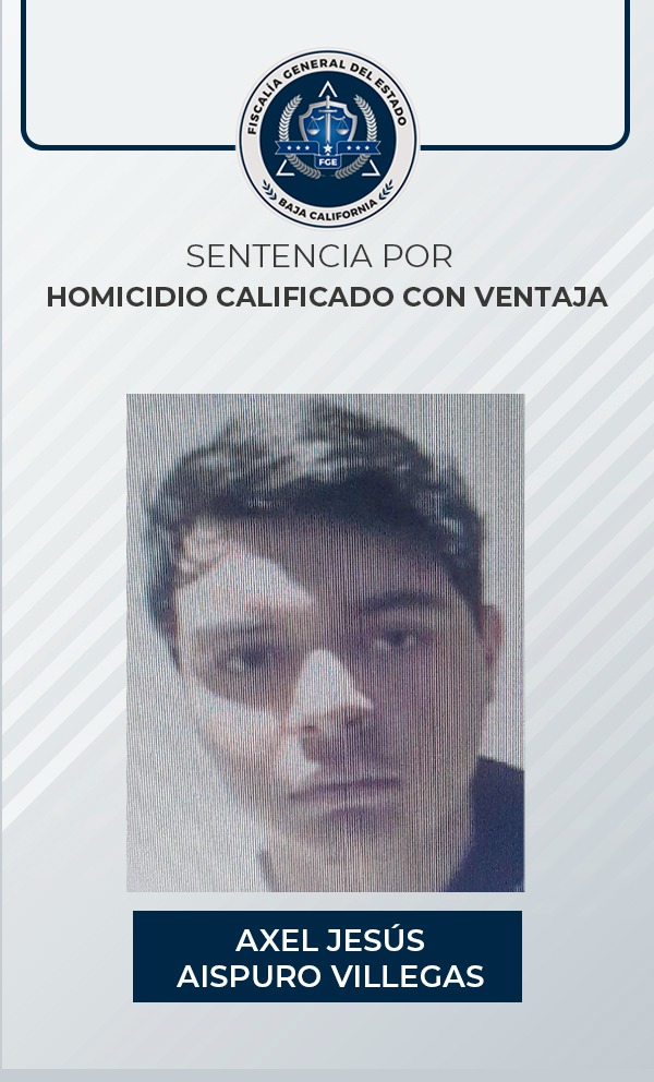 Sentencian a hombre a 25 años de prisión por homicidio calificado con ventaja