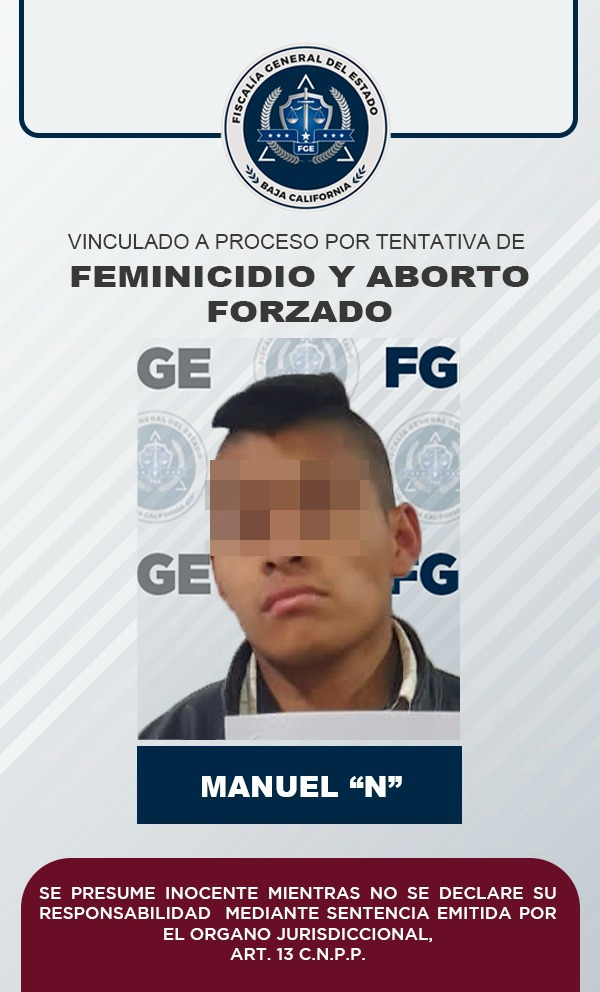 Vinculan a proceso a sujeto acusado de intento de feminicidio y aborto forzado