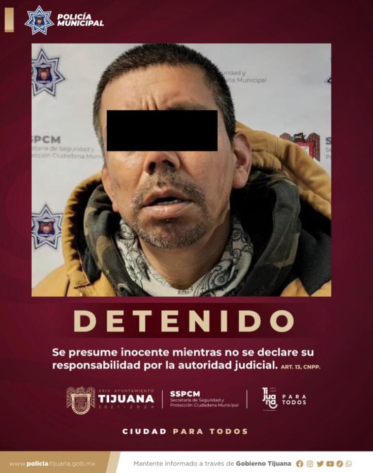 Aseguran policías a presunto responsable de lesionar a 3 personas