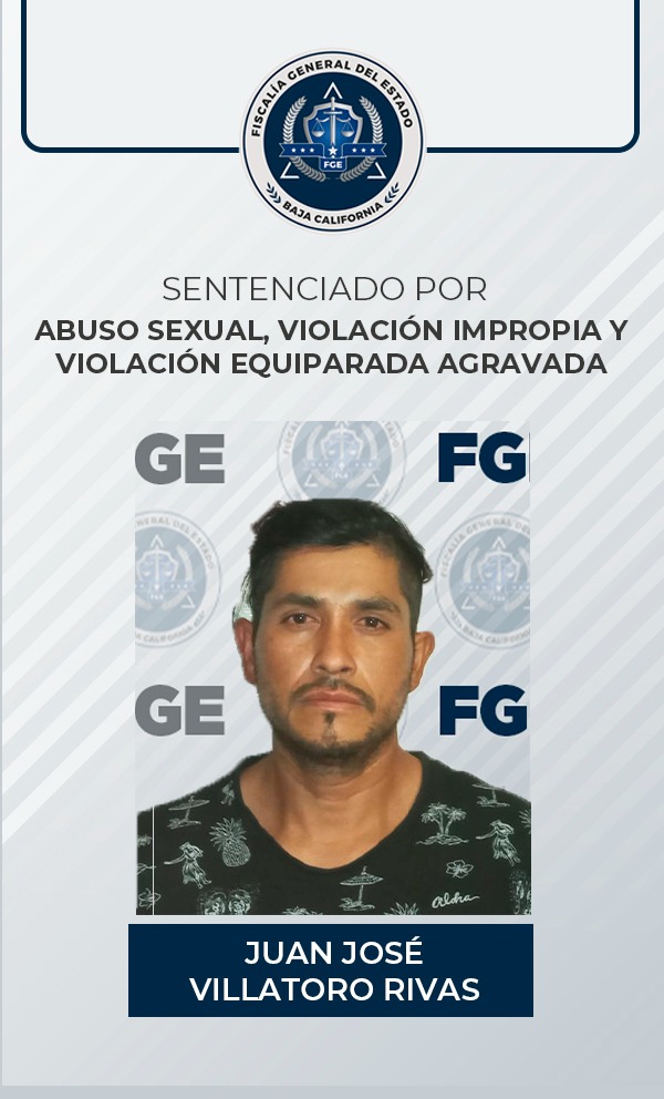 Sentencian a 23 años de cárcel a sujeto por abuso sexual, violación impropia y violación equiparada agravada