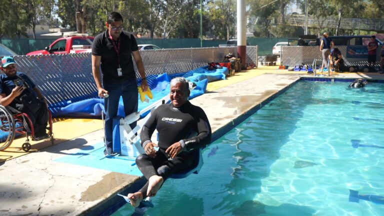 Personas con discapacidad vivieron experiencia de buceo