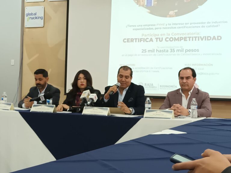 Lanzan convocatoria para certificar a proveedores industriales en BC