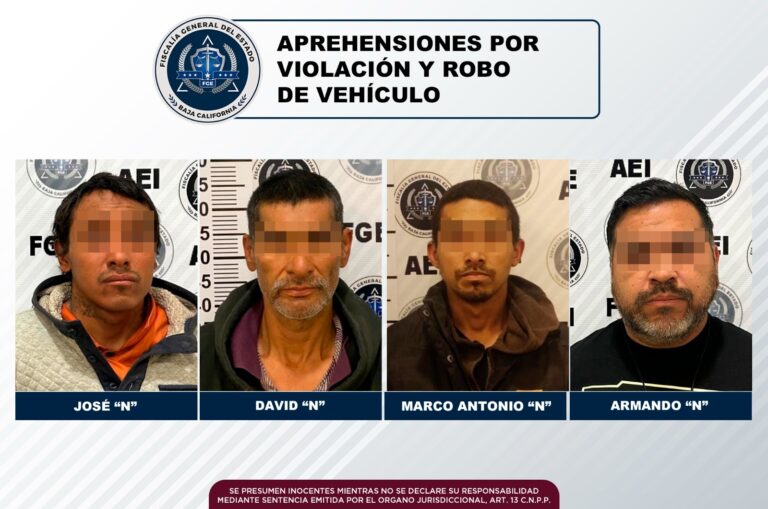 Aprehenden a cuatro entre ellos uno era buscado en Michoacán