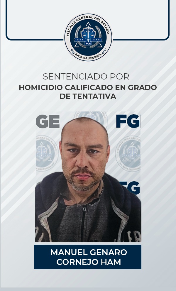 Logra la FGE sentencia de 13 años de prisión por tentativa de homicidio