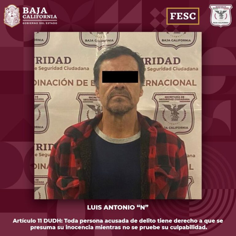 Captura la FESC a presunto traficante de personas en Estados Unidos