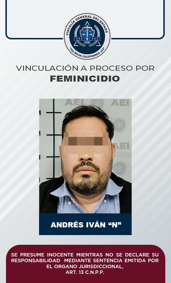 Vinculan a proceso y queda en prisión preventiva un sujeto acusado de feminicidio