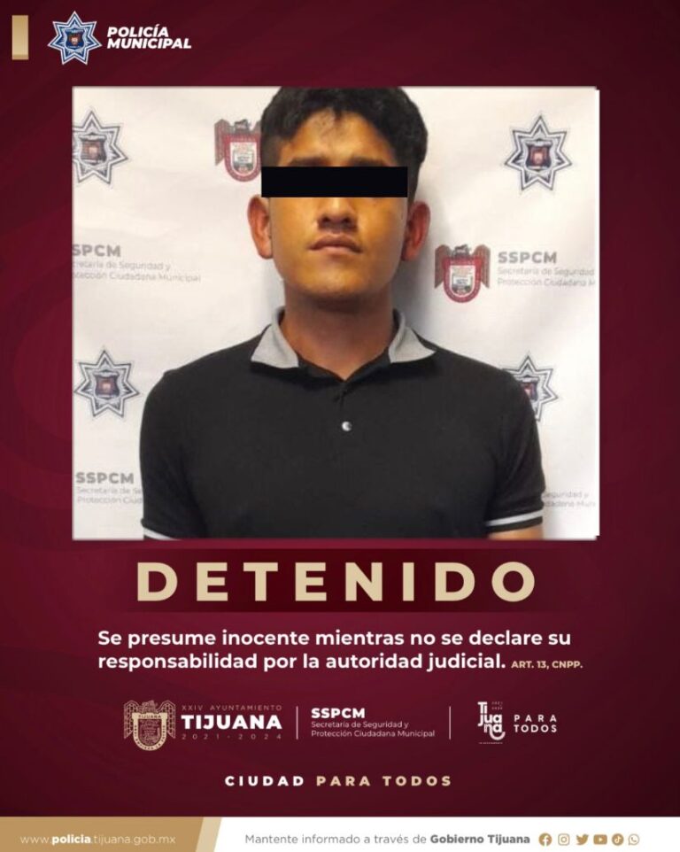 En la Zona Centro detiene la policía a presunto cobrador de PISO a comercios