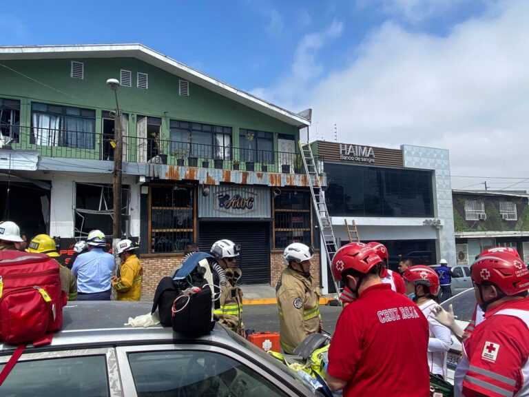 Cruz Roja Tijuana brinda atención de emergencia por explosión en la zona centro de la ciudad