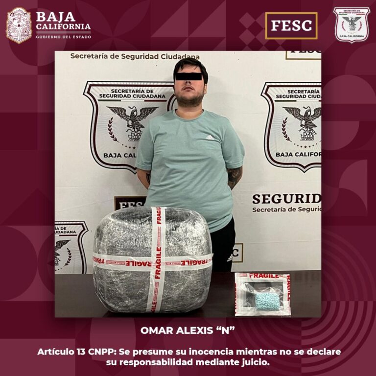 Confisca Fuerza Estatal 17 kilos de fentanilo