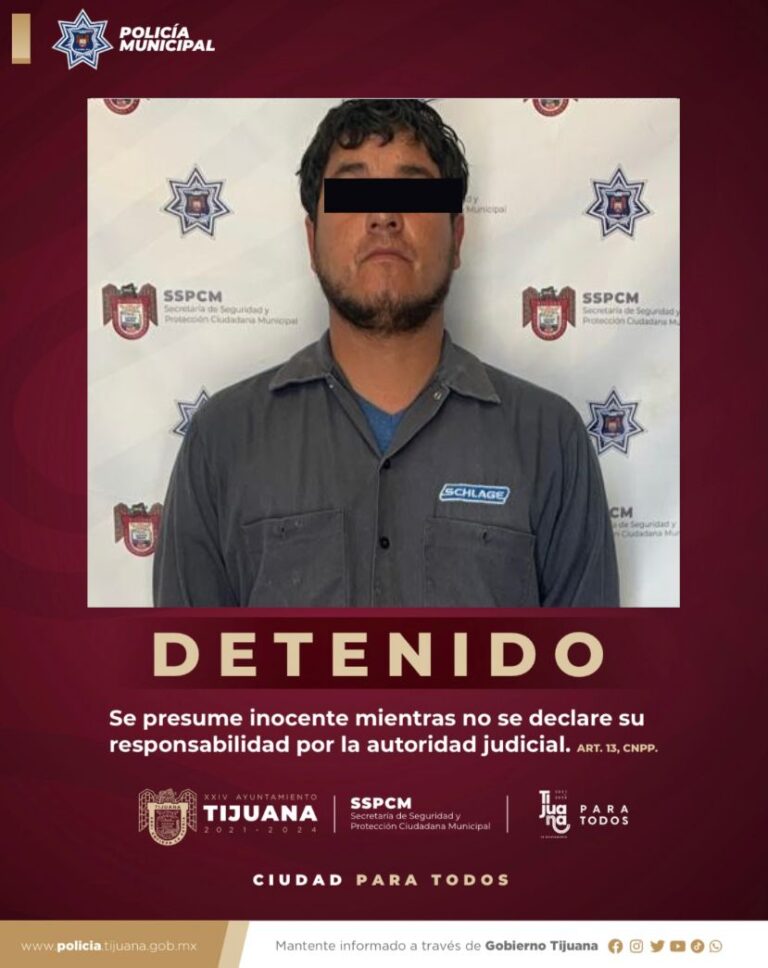 Capturan policías a sujeto con más de mil dosis de “Cristal”