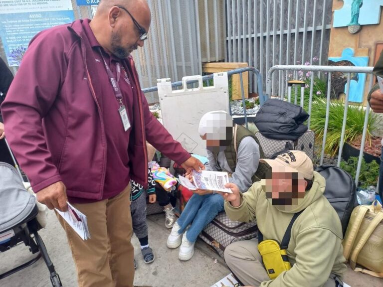 Respeta Ayuntamiento derecho de migrantes a solicitar asilo en garita