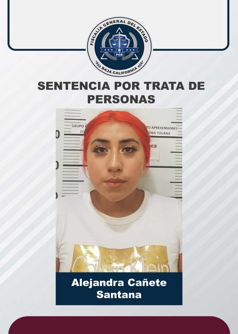 Pasará más de 22 años en prisión una mujer responsable del delito de trata de personas