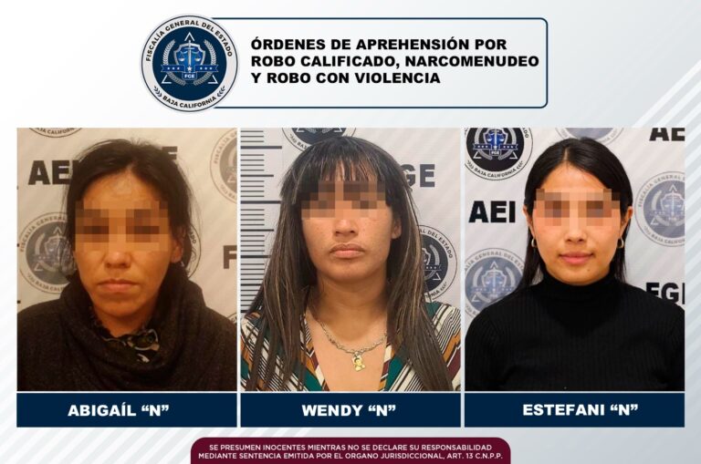 Por diversos delitos cumplimentan órdenes de aprehensión a tres mujeres