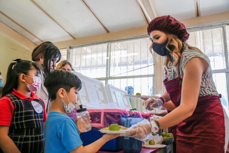Impulsa Marina del Pilar una alimentación digna para las niñas y niños de Baja California