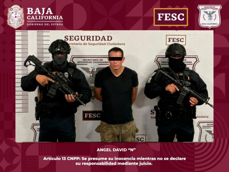 Captura Fuerza Estatal a presunto implicado en homicidio de hijo de ex fiscal estatal