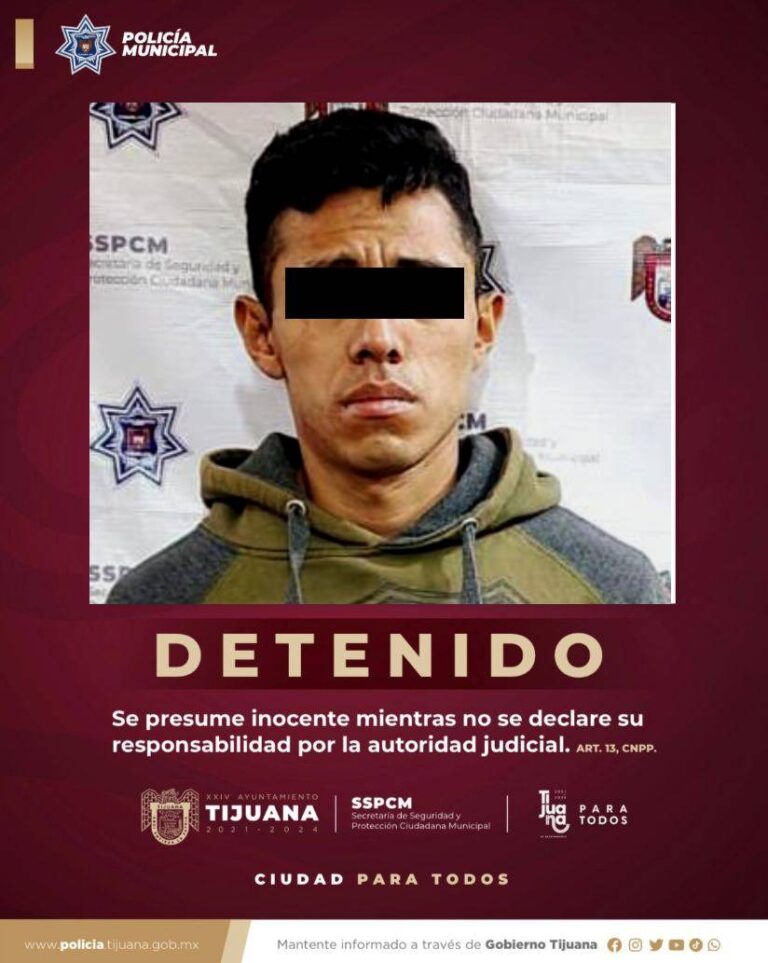 Detienen en flagrancia a sujeto por homicidio en Zona Centro