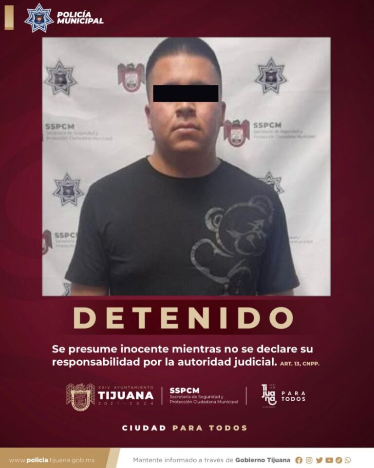 Capturan policías a sujeto en posesión de “Cristal”