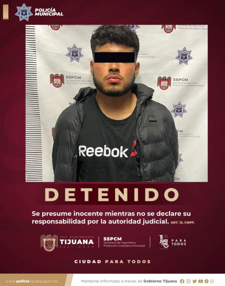 Tras persecución detienen a un joven que atacó con arma de fuego a dos personas