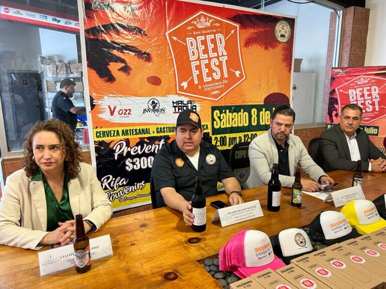 Todo listo para el 7mo “Beer Fest San Quintín & Vendimia de Ostiones”