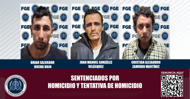 Logra la FGE sentencia de 56 años de prisión por homicidio y tentativa de homicidio