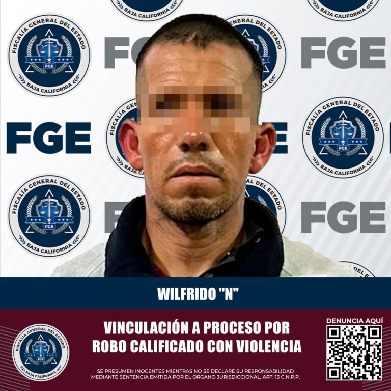 Vinculan a proceso a un hombre por robo con violencia