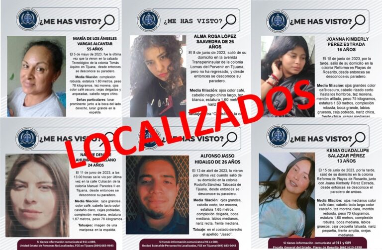 Localiza la FGE a seis personas que contaban con reporte de búsqueda