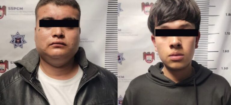 Capturan policías a jóvenes con 160 bolsas con marihuana