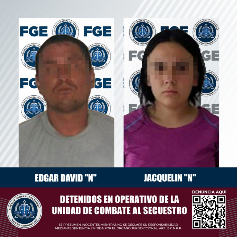 Rescata la FGE a dos víctimas de secuestro y detienen a dos presuntos plagiarios