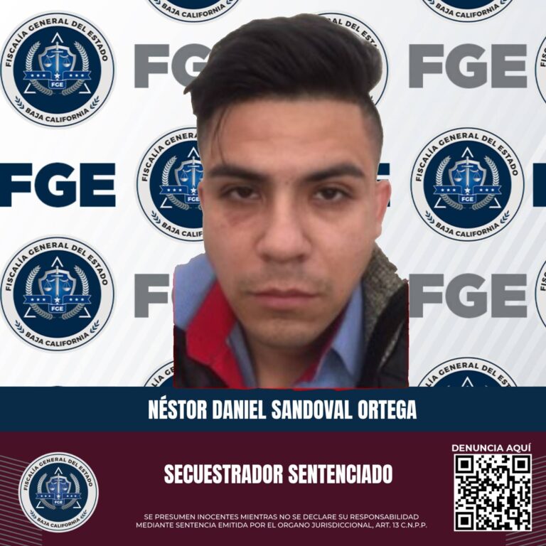 Obtiene la FGE condena de 55 años de prisión para secuestrador