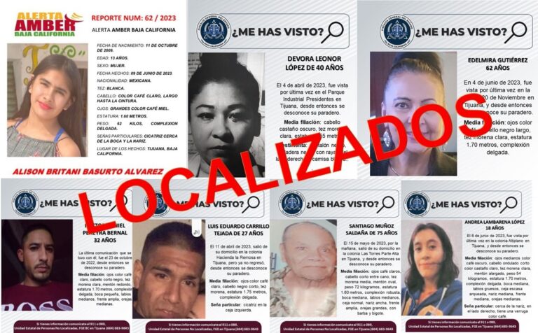 Localiza la FGE a siete personas que  contaban con reporte de búsqueda