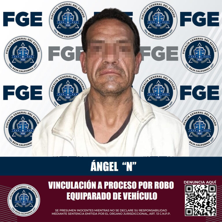 Vinculan a proceso a un hombre por el delito de robo de vehículo de motor