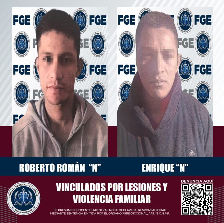 Vinculan a proceso a dos sujetos por lesiones y violencia familiar