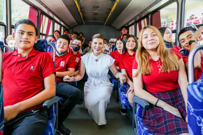 Impulsa gobierno de Marina del Pilar traslados seguros para niños y adolescentes en el transporte público