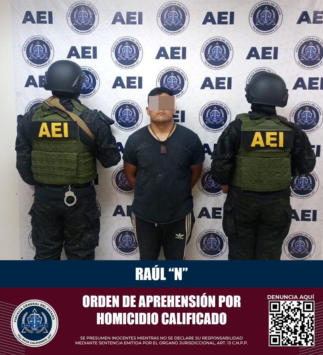 Elementos de la AEI aprehenden a presunto responsable de homicidio ...