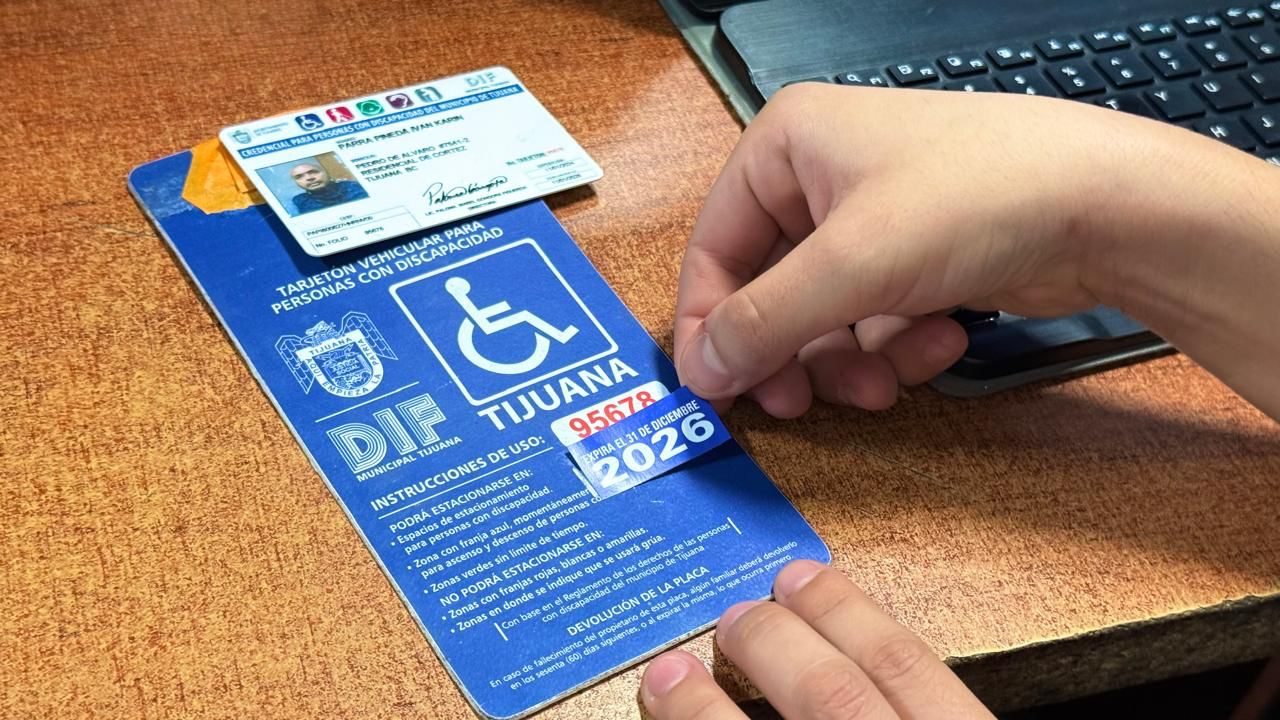 Inicia DIF Tijuana el trámite de renovación de engomado 2026 del tarjetón de discapacidad