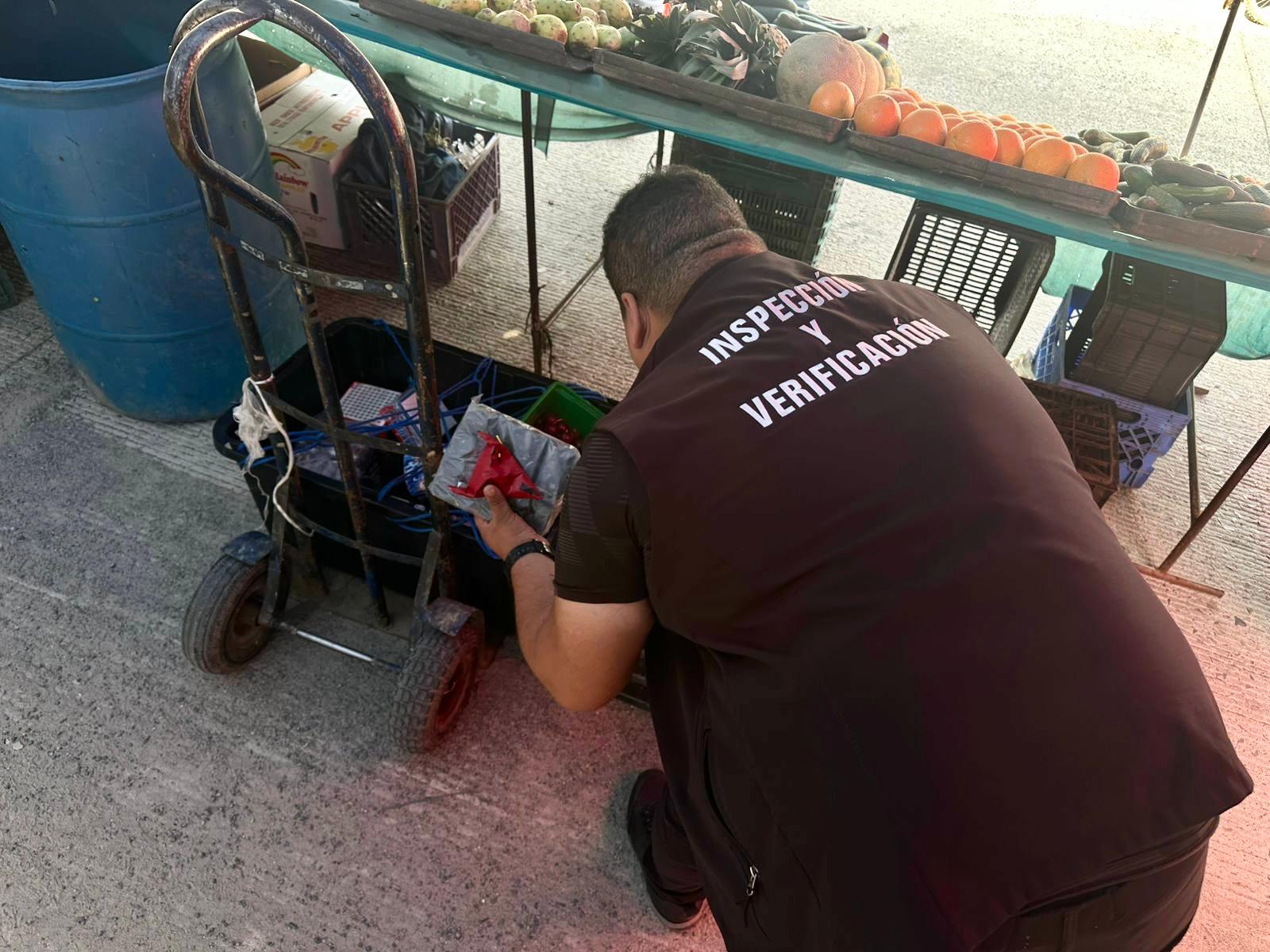 Decomisa Gobierno Municipal de Tijuana 30 kilos de pirotecnia en operativo de inspección