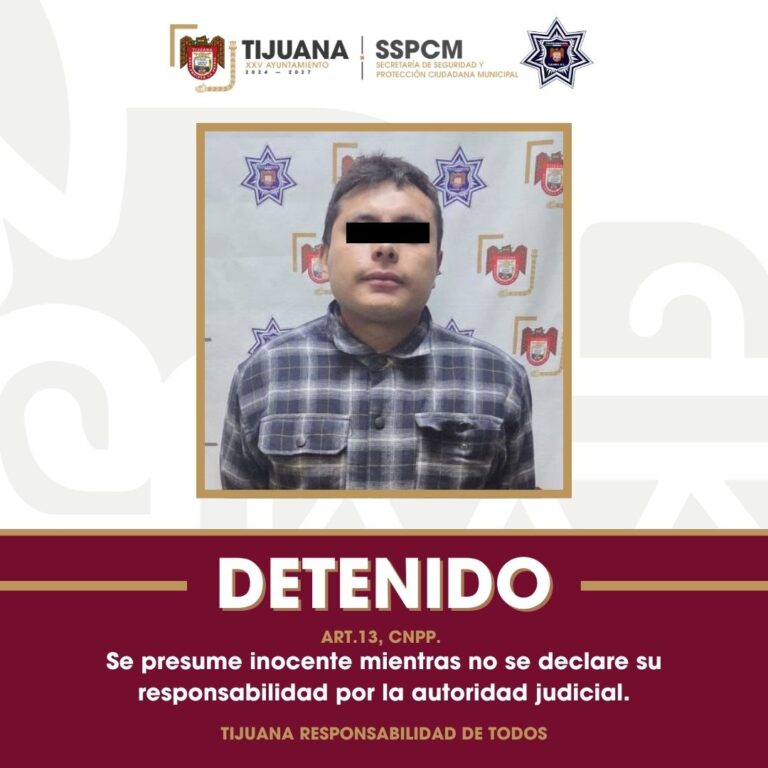 Atiende SSPCM alerta de ‘Botón Morado’ y detiene a sujeto por presunto abuso sexual a menor