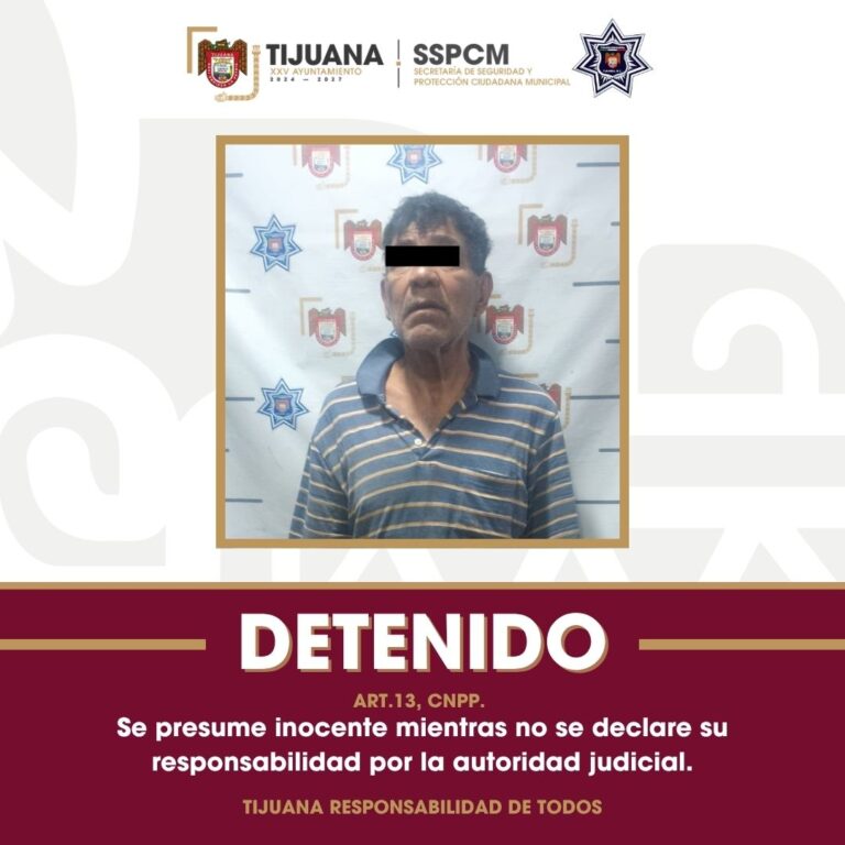 Detiene Policía Municipal a hombre señalado por abuso sexual