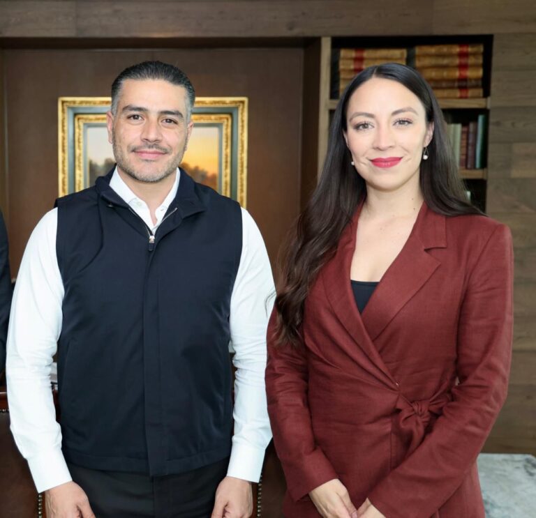 Julieta Ramírez y Omar García Harfuch estrechan colaboración para fortalecer la estrategia de seguridad en Baja California